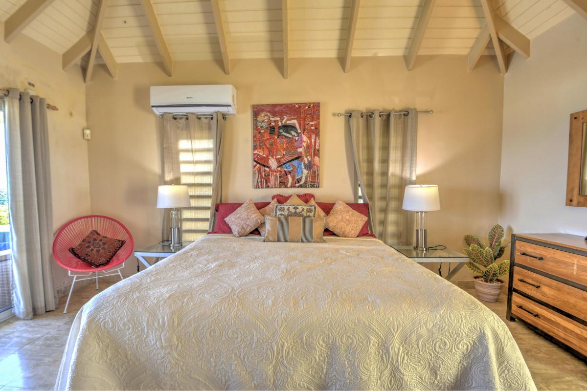 16.Location villa piscine vue mer Oyster Pond Saint Martin_Chambre